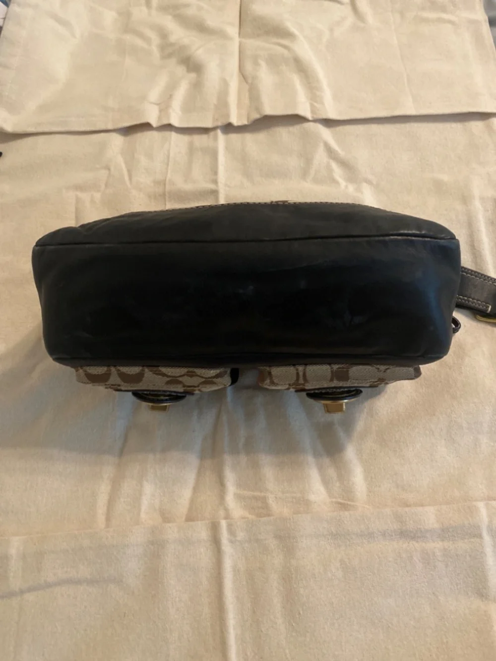 Coach Legacy Signature Turn Lock Shoulder Bag H0826-F12869